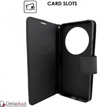 Telone dėklas su skyreliais - juodas (Xiaomi Redmi 14C/Redmi 14R/Poco C75) Telone dėklas su skyreliais - juodas (Xiaomi Redmi 14C/Redmi 14R/Poco C75)